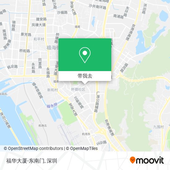 福华大厦-东南门地图