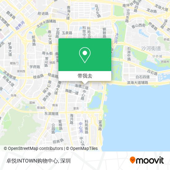 卓悦INTOWN购物中心地图