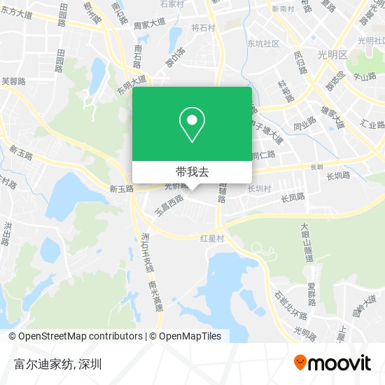 富尔迪家纺地图