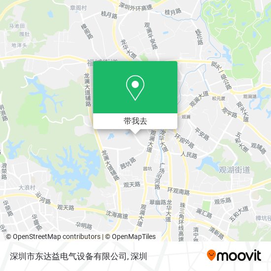 深圳市东达益电气设备有限公司地图