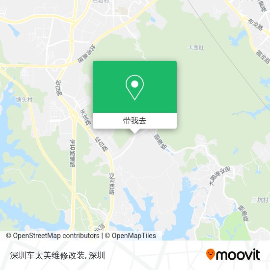 深圳车太美维修改装地图