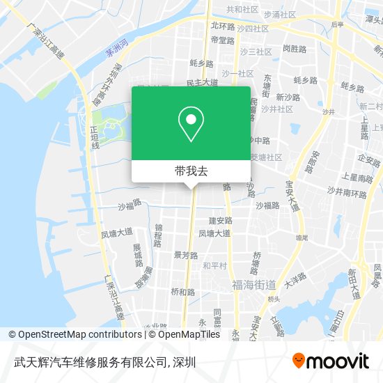 武天辉汽车维修服务有限公司地图