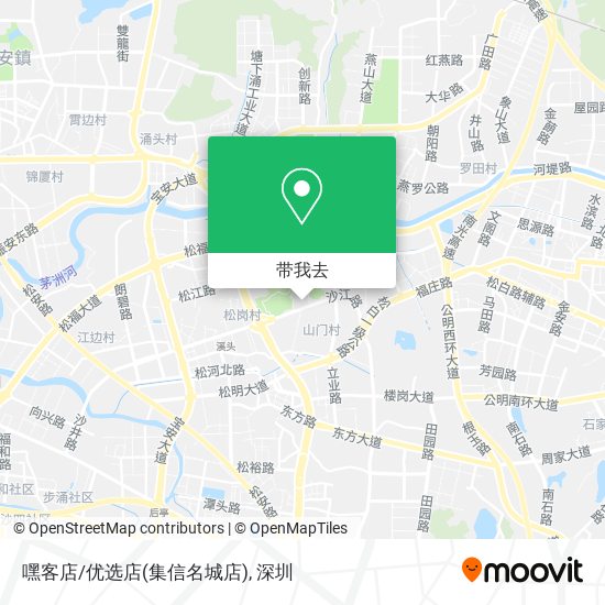 嘿客店/优选店(集信名城店)地图