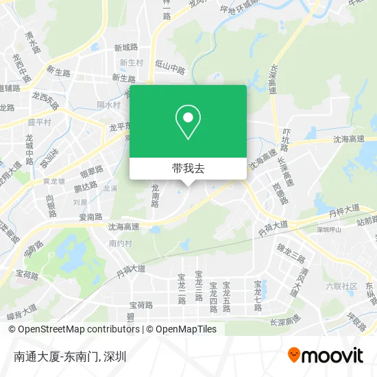 南通大厦-东南门地图