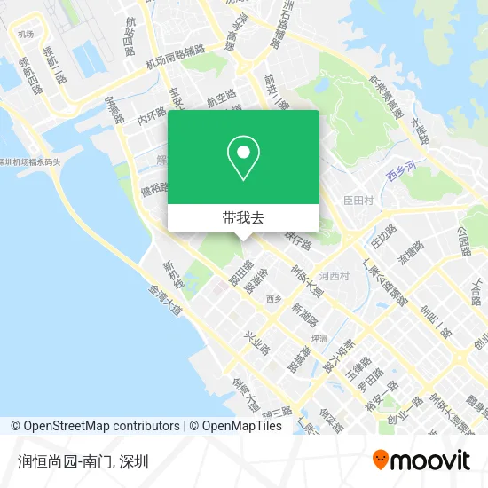 润恒尚园-南门地图
