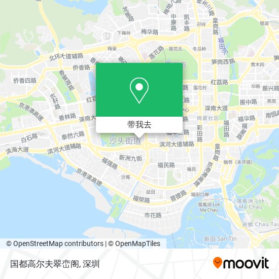 国都高尔夫翠峦阁地图