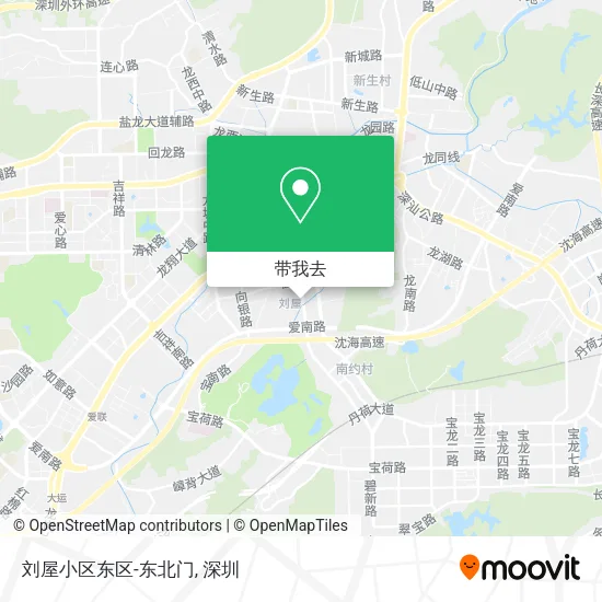 刘屋小区东区-东北门地图