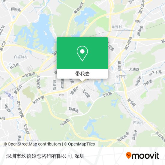 深圳市玖禧婚恋咨询有限公司地图