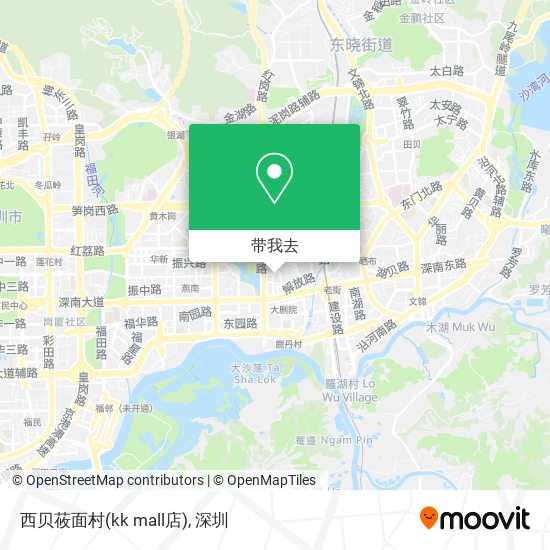 西贝莜面村(kk mall店)地图