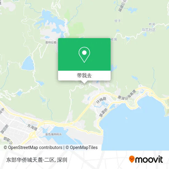 东部华侨城天麓-二区地图