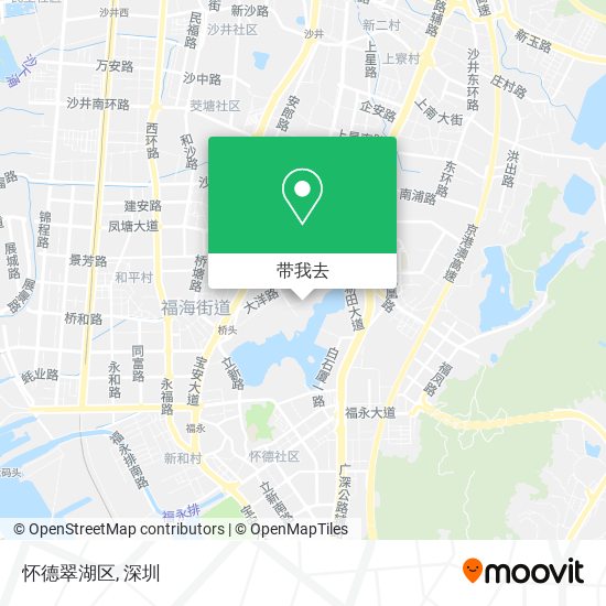 怀德翠湖区地图