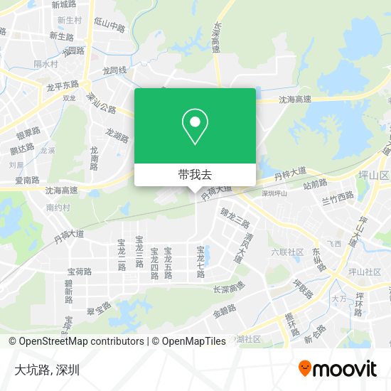 大坑路地图