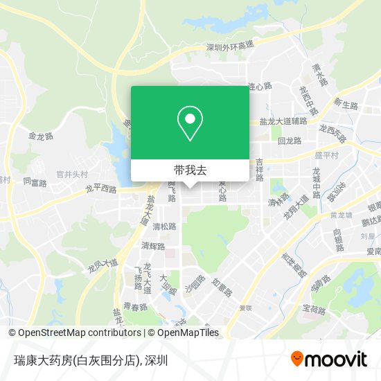 瑞康大药房(白灰围分店)地图