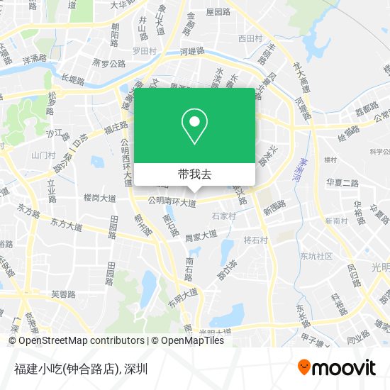 福建小吃(钟合路店)地图