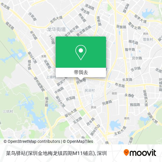 菜鸟驿站(深圳金地梅龙镇四期M11铺店)地图