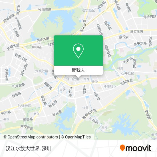 汉江水族大世界地图
