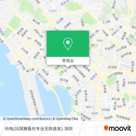 街电(法国雅薇丝专业无痕接发)地图