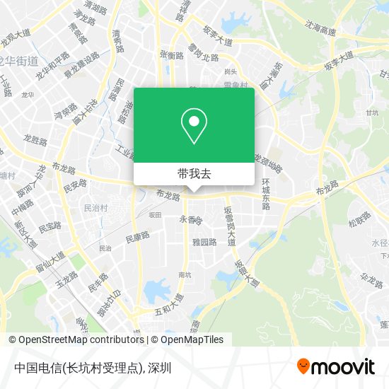 中国电信(长坑村受理点)地图