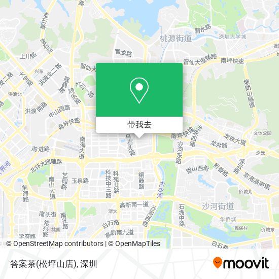 答案茶(松坪山店)地图