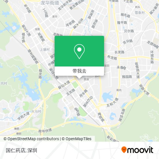 国仁药店地图