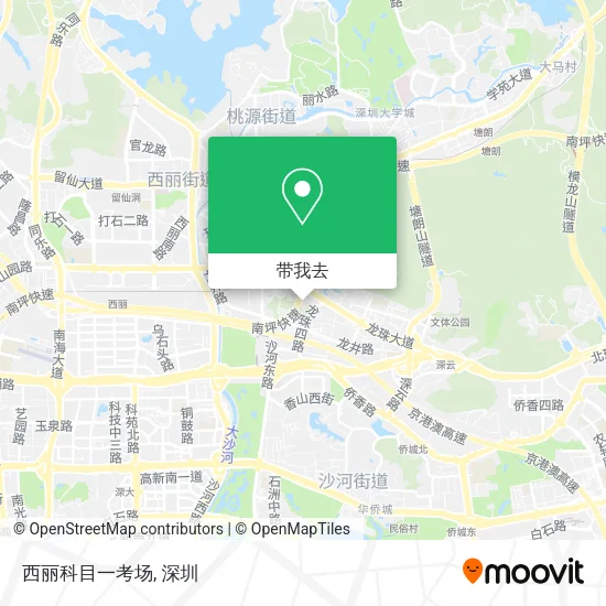 西丽科目一考场地图