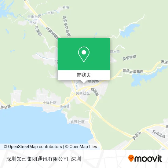 深圳知己集团通讯有限公司地图