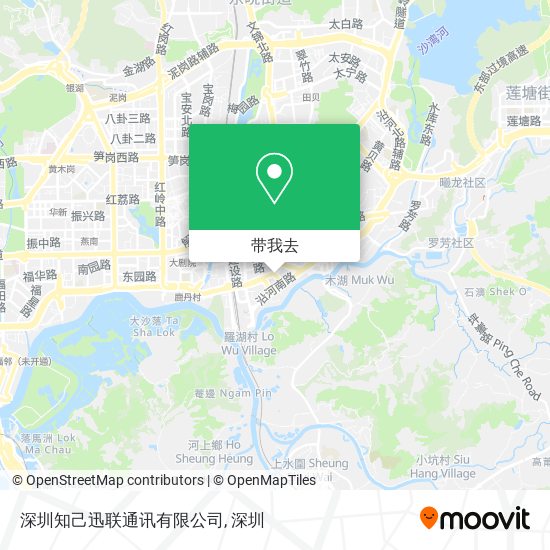 深圳知己迅联通讯有限公司地图