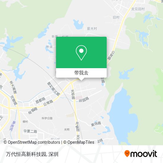 万代恒高新科技园地图
