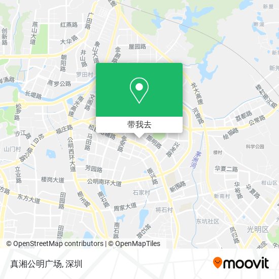 真湘公明广场地图