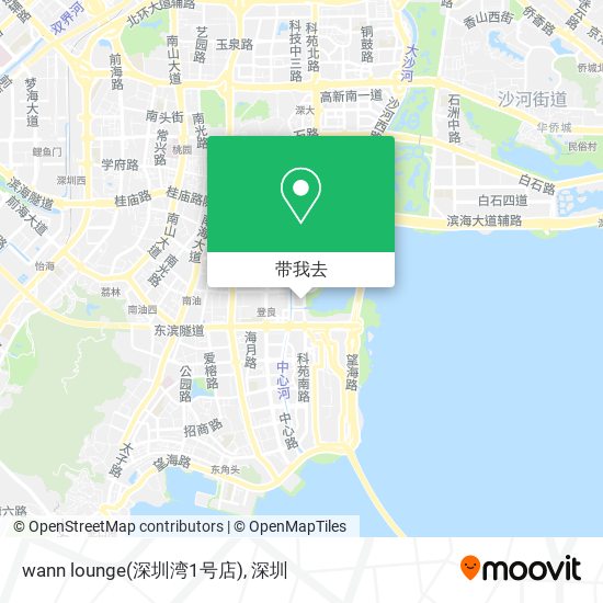 wann lounge(深圳湾1号店)地图