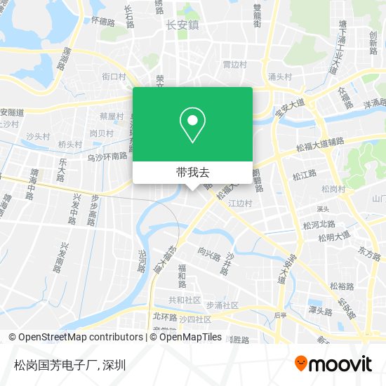 松岗国芳电子厂地图