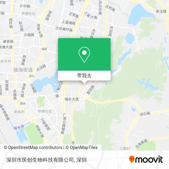深圳市医创生物科技有限公司地图