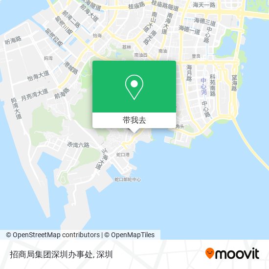 招商局集团深圳办事处地图