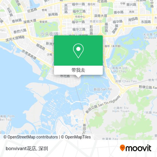 bonvivant花店地图