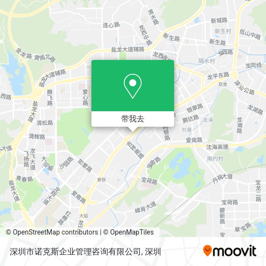 深圳市诺克斯企业管理咨询有限公司地图