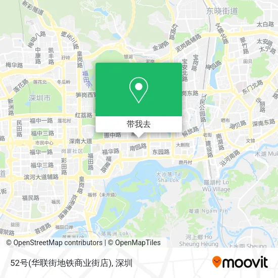 52号(华联街地铁商业街店)地图