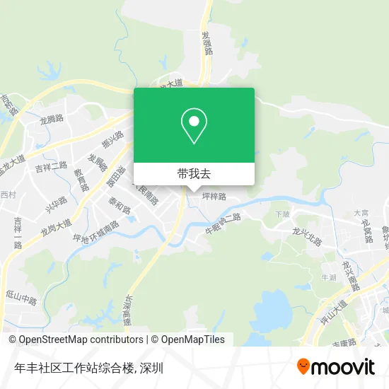 年丰社区工作站综合楼地图