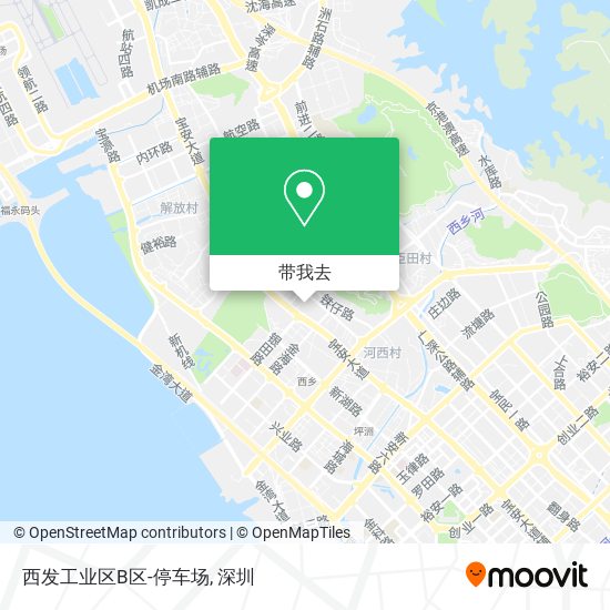 西发工业区B区-停车场地图