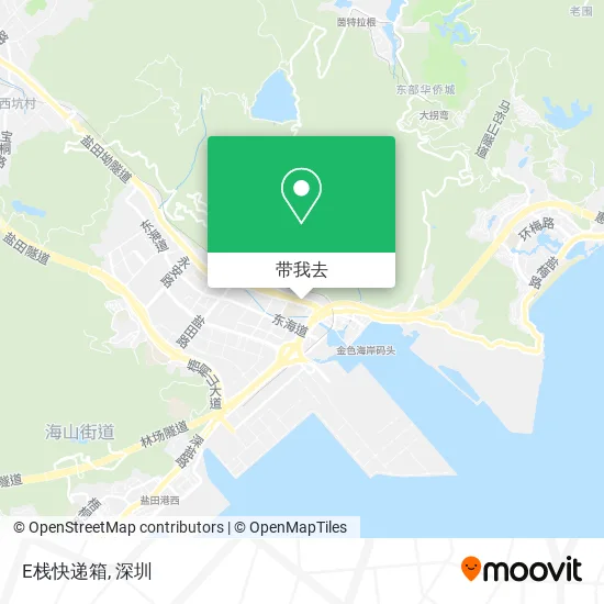 E栈快递箱地图