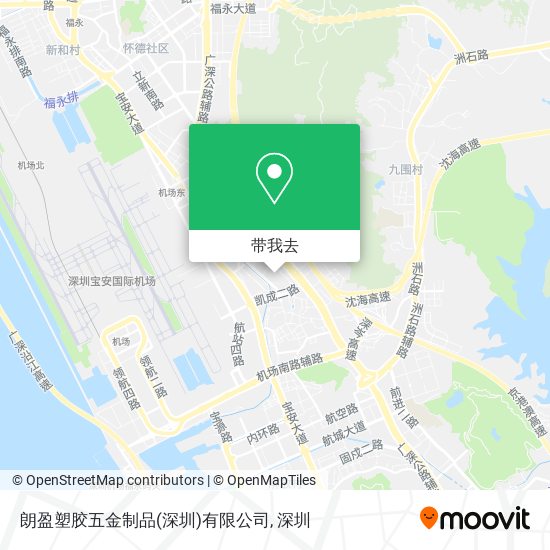 朗盈塑胶五金制品(深圳)有限公司地图