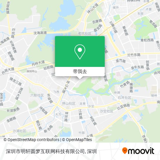 深圳市明轩圆梦互联网科技有限公司地图