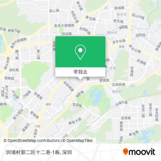 圳埔村新二区十二巷-1栋地图