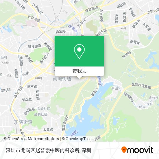 深圳市龙岗区赵普霞中医内科诊所地图