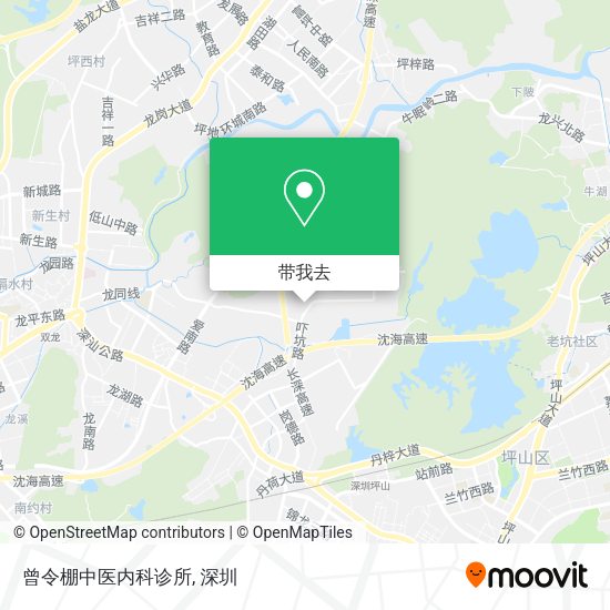 曾令棚中医内科诊所地图