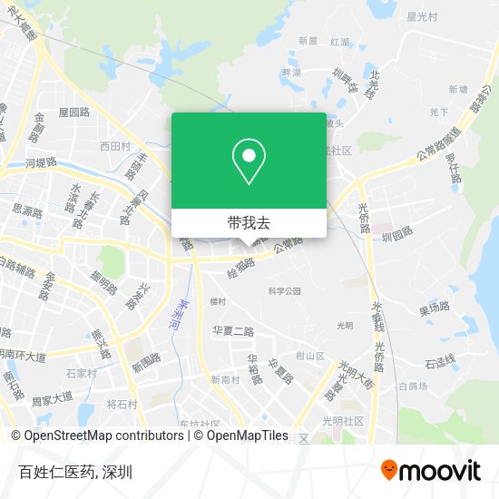百姓仁医药地图