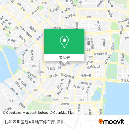 协和深圳医院4号地下停车库地图
