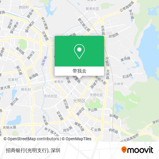 招商银行(光明支行)地图