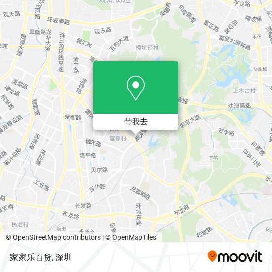 家家乐百货地图