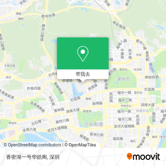 香密湖一号华皓阁地图
