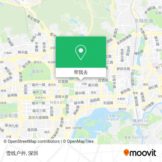 雪线户外地图